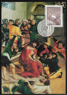 Slovakia   Carte Maximum   RARE 2000 ** Easter Stamps - Stations Of The Cross  **  Slowakei - Cartas & Documentos