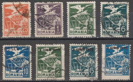 Roumanie 1929-31 - Aigle Couronné Avec Et Sans Surcharge - Timbres Service - Aigles & Rapaces Diurnes