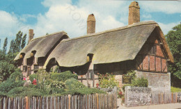 CARTOLINA  STRATFORD UPON AVON,WARWICKSHIRE,INGHILTERRA,REGNO UNITO-ANNE HATHAWAY'S COTTAGE,SHOTTERY-NON VIAGGIATA - Stratford Upon Avon