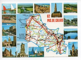62 Pas De Calais Géographique - Multivues (carte Michelin N°989) N°0162 éd Combier - Maps
