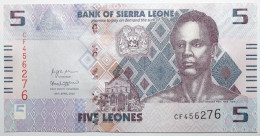 Sierra Leone - 5 Leones - 2022 - PICK 36 - NEUF - Sierra Leone