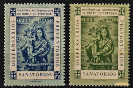 Vignettes/ Vinhetas, Portugal - Assistencia Tuberculosos Do Norte. Dispensários, Sanatórios...-||- Série Complète - MNH - Lokale Uitgaven