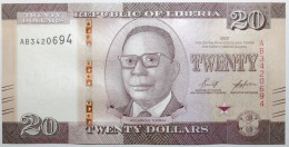 Liberia - 20 Dollars - 2022 - PICK 39a - NEUF - Liberia