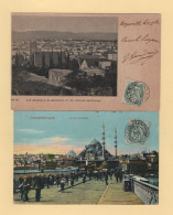Type Blanc - Levant - Correspondance D Armees - Beyrouth - Constantinople - Lot De 2 Cartes - 1900-29 Blanc