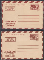 ⁕ Austria 1965 ⁕ Aerogramm / Airmail / Flugpost 2.80 & 3.40 ⁕ 2v Unused Cover - Covers & Documents