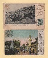 Type Blanc - Levant - Correspondance D Armees - Beyrouth - Constantinople - Lot De 2 Cartes - 1900-29 Blanc