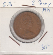 GRAN BRETAÑA - 2 PENIQUES DE COBRE DE 1971 - 2 Pence & 2 New Pence