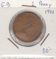 GRAN BRETAÑA - 2 PENIQUES DE COBRE DE 1971 - 2 Pence & 2 New Pence