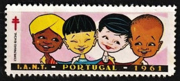 Vignette/ Vinheta, Portugal 1961 - Comunhão Racial, I.A.N.T. -||-  MNH - Local Post Stamps