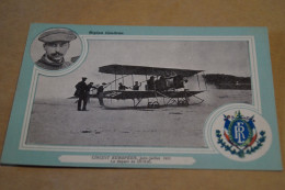 CIRCUIT EUROPEEN DE JUIN - JUILLET 1911,Biplan, Caudron,belle Carte Ancienne - Fliegertreffen