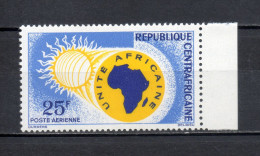 CENTRAFRIQUE PA N° 11   NEUF SANS CHARNIERE COTE 0.80€    UNITE AFRICAINE CARTE - Centrafricaine (République)