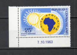 CENTRAFRIQUE PA N° 11   NEUF SANS CHARNIERE COTE 0.80€    UNITE AFRICAINE CARTE - Centrafricaine (République)