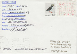 Norway  Mizex 1987 Project Arctic Flight From Ardoya To Ardoya 31.03.1987 (MZ170) - Poolvluchten