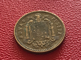 Münze Münzen Umlaufmünze Spanien 1 Peseta 1953 Im Stern 61 - 1 Peseta