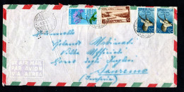 Somalia AFIS, POSTA VIAGGIATA 1955, MOGADISCIO PER SANREMO (IM) - Somalie (AFIS)