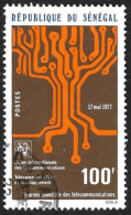 SENEGAL  1977  - YT  461  -   Télécommunications -  Oblitéré - Senegal (1960-...)