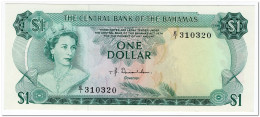 BAHAMAS,1 DOLLAR,L.1974,P.35a,AU-UNC - Bahama's