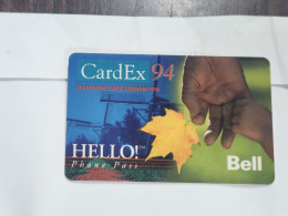 CANADA-(CA-BEL-HEL-M208CX)-CARDEX 94-Amsterdam-(cod Inclosed)-(20)-(7/94)-(tirage-16.602)-mint Card - Canada