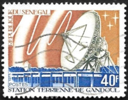 SENEGAL  1973  -  YT  387    -   Station Terrestre  Gandoul  -   Oblitéré - Senegal (1960-...)