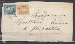 Briefstuk Naar GC17 PARIS De La Bourse Naar Versaille - 1871-1875 Ceres