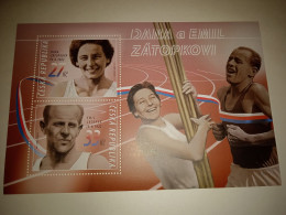 A 1171 - 2 Czech Republic Emil And Dana Zatopek 2022 эх - Unused Stamps