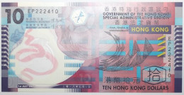 Hong Kong - 10 Dollars - 2018 - PICK 401e - NEUF - Hongkong