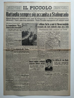 IL PICCOLO - GIORNALE Domenica 13 Settembre 1942 XX - BATTAGLIA A STALINGRADO - 2^ GUERRA - Oorlog 1939-45