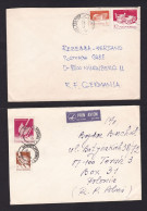 Romania: 3x Cover, 1990s, Total 5 Stamps, Heritage, Culture, History (minor Damage) - Brieven En Documenten