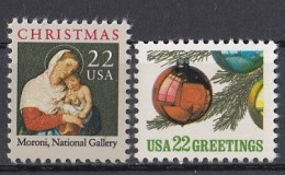 UNITED STATES 1958-1959,unused,Christmas 1987 - Nuevos