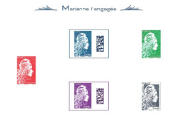 FRANCE / BLOC FEUILLET  N° 143 MARIANNE L'ENGAGEE NEUF * * - Mint/Hinged