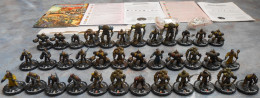 36 Pcs Mage Knight Rebellion - Atlantis + Rules & Dices Etc - Other & Unclassified