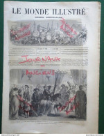 1862 BAL COSTUMÉ DONNÉ PAR M. LE COMTE DE PERSIGNY AU MINISTRE DE L'INTÉRIEUR - LE MONDE ILLUSTRÉ - - 1850 - 1899