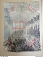 1862 FUNÉRAILLES DU PRINCE ALBERT - CHAPELLE SAINT GEORGES - CHÂTEAU DE WINDSOR - LE MONDE ILLUSTRÉ - 1850 - 1899