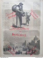 1862 MEXIQUE - VERA CRUZ - TROUPES FRANÇAISE ET ESPAGNOLE - LE MONDE ILLUSTRÉ - 1850 - 1899