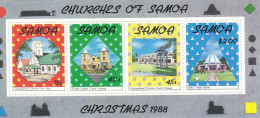 SAMOA Block 45,unused,Christmas 1988 - Samoa