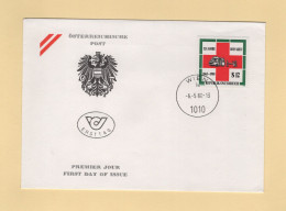 FDC - 1988 - N°1750 - Croix Rouge - FDC