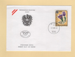 FDC - 1986 - N°1676 - Europa - Fleurs - FDC