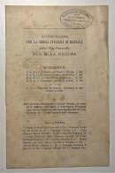 Sottoscrizione Per Chiesa Italiana Di Massaua Patronato Di S. M. Regina - 1890 - Other & Unclassified