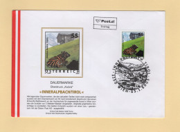 FDC - 2005 - N°2344 - Vacances En Autrice - Vache - Surcharge - FDC