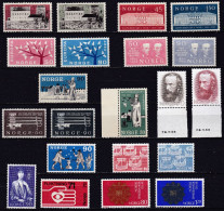 NO231B – NORVEGE - NORWAY – 1961-72 – MNH LOT – Y&T # 433595 MNH 28,50 € - Unused Stamps
