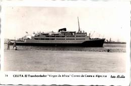 Espagne - ALGERICAS - CEUTA El Transbordador " Virgen De Africa" Correo De Ceuta A Algeciras - Bateau TIMBRES - Cádiz