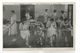 Guémené-sur-Scorff (56) : La Section Ménagère Du Cours Complémentaire De Jeunes Filles En 1930 (animé) PF. - Guemene Sur Scorff