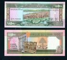 LEBANON - 1988 500 Livres UNC - Liban