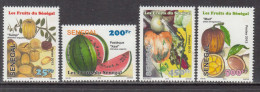 2013 Senegal Tropical Fruits Complete Set Of 4 MNH - Senegal (1960-...)