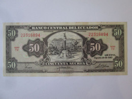 Ecuador 50 Sucres 1982 Banknote See Pictures - Ecuador