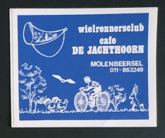 AUTOCOLLANT WIELRENNERSCLUB - CAFE DE JACHTHORN MOLENBEERSEL KINROOI - VÉLO CYCLISME CYCLISTE SPORT - BELGIQUE BELGIË - Stickers