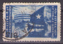 ISTRIA E LITORALE SLOVENO 1946. Tiratura Di Belgrado, Dent. 11-1/2, Sass.66 USED - Occup. Iugoslava: Litorale Sloveno