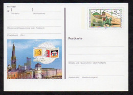 BRD 1990 Postkarte/ Entire  */ Not Used ,  Düsseldorf, Briefmarkenausstellung - Privatpostkarten - Ungebraucht