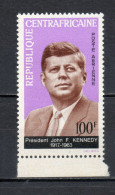 CENTRAFRIQUE PA N° 26   NEUF SANS CHARNIERE COTE 3.50€  PRESIDENT KENNEDY - Centrafricaine (République)