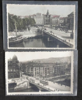 Bilbao Puente Del Gral. Mola Y Ayuntamiento 2 Tarjetas Postales - Vizcaya (Bilbao)